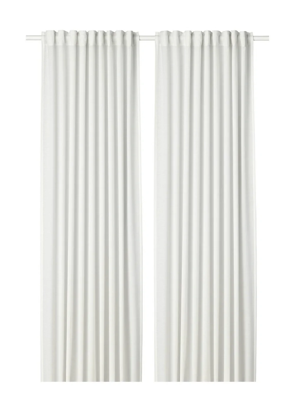 IKEA HILJA Sheer White Curtain Panels x2 57x97